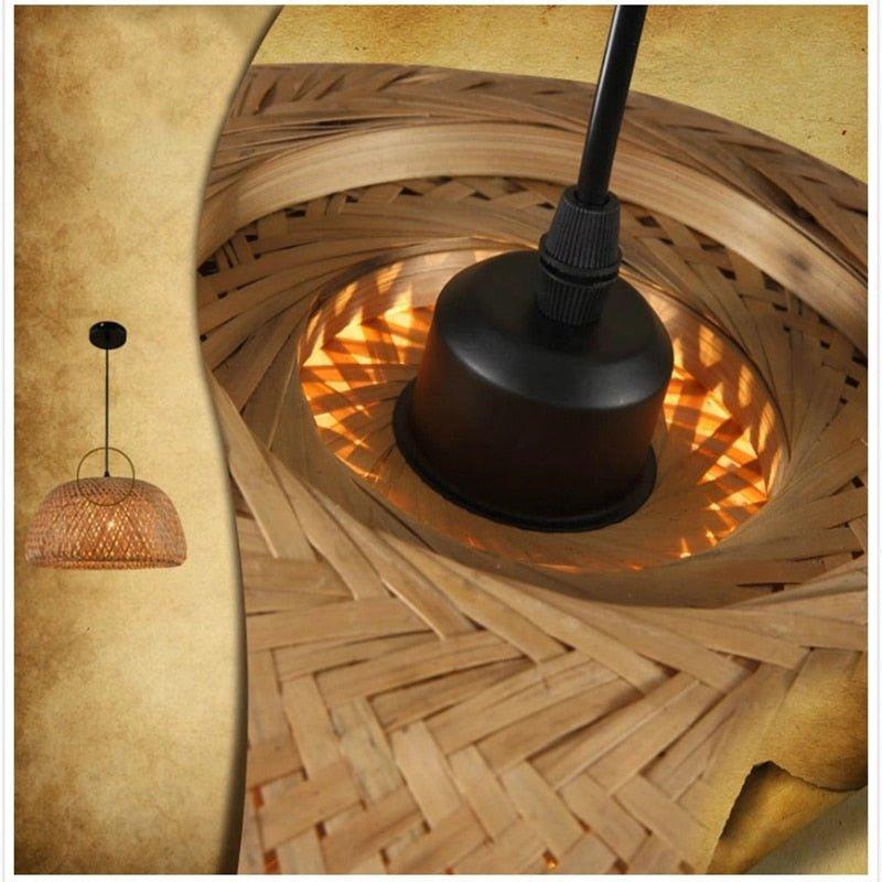 Handmade Natural Bamboo Chandelier